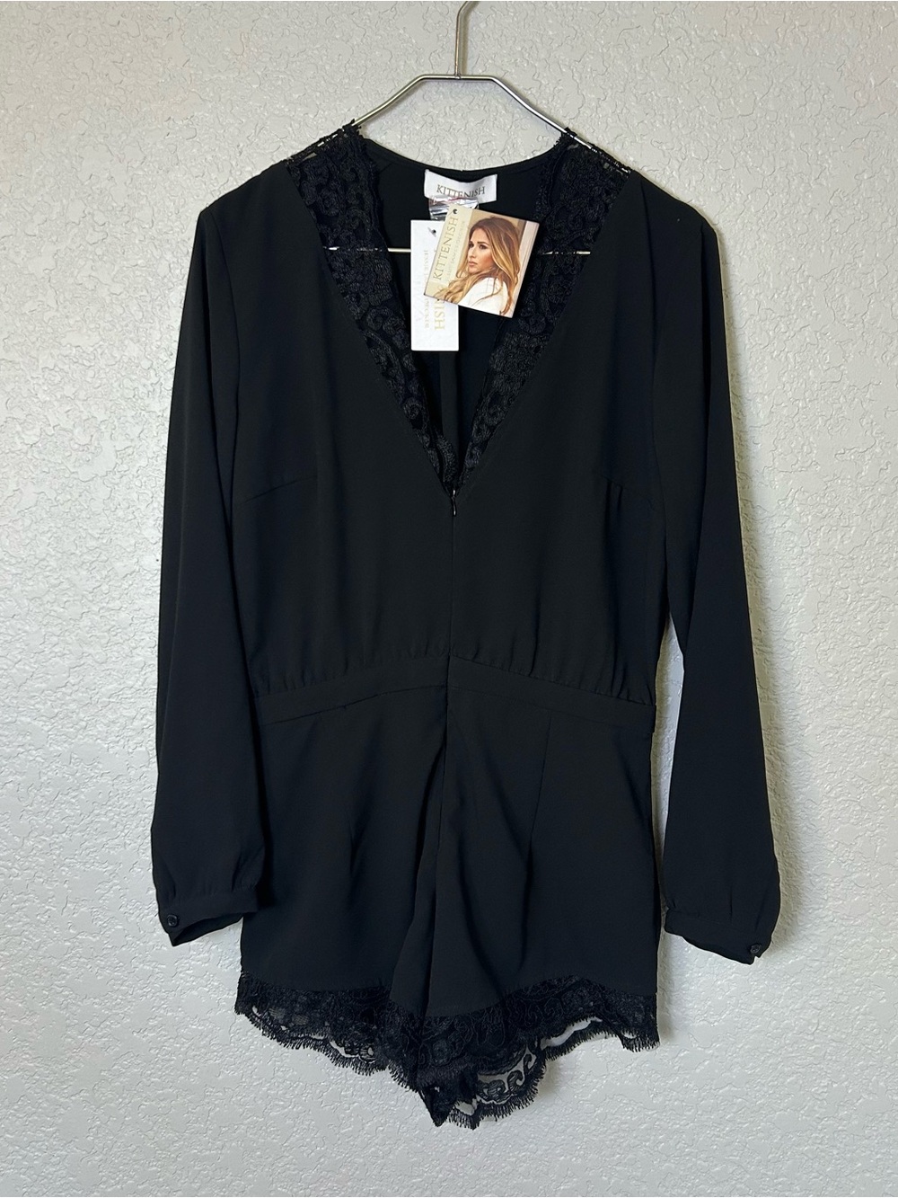 Kittenish “Vivianne” Playsuit Romantic Whimsigoth Fairycore Goth Date Night NWT